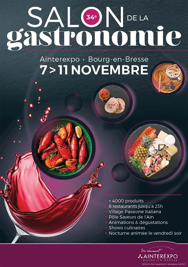 Ainterexpo - Salon Gastronomie - Affiche